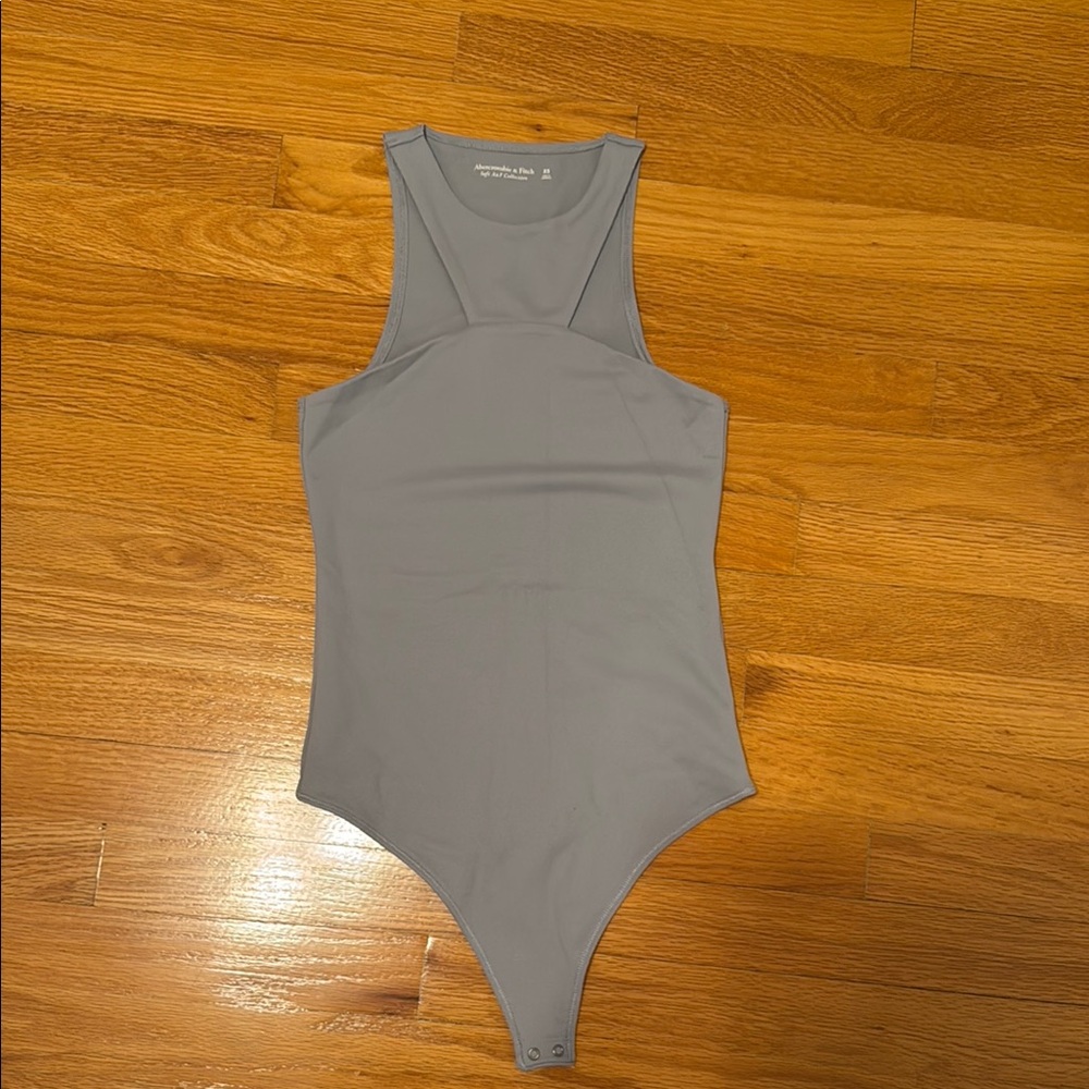 Abercrombie & Fitch Soft collection gray tank bodysuit size XS